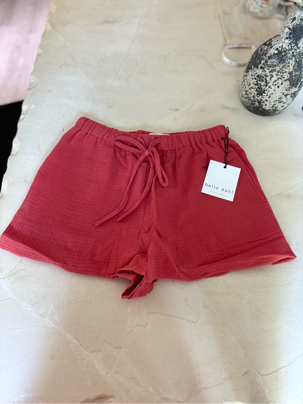 Bella Dahl Cherry Rose Drawstring Shorts
